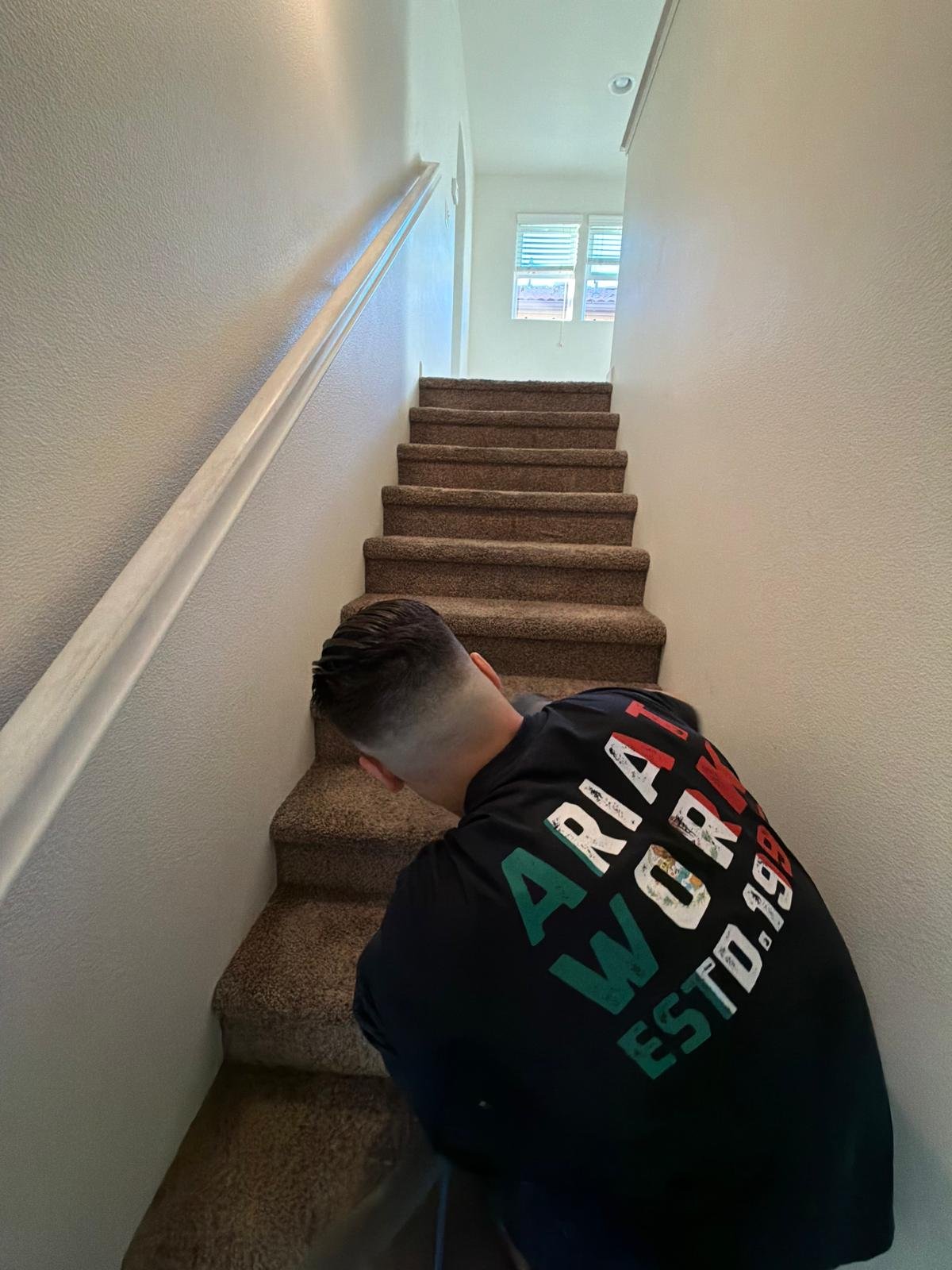Stair carpet deep clean - Clovis CA