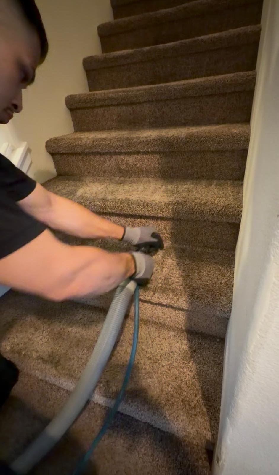 Stair carpet cleaning - Fresno CA
